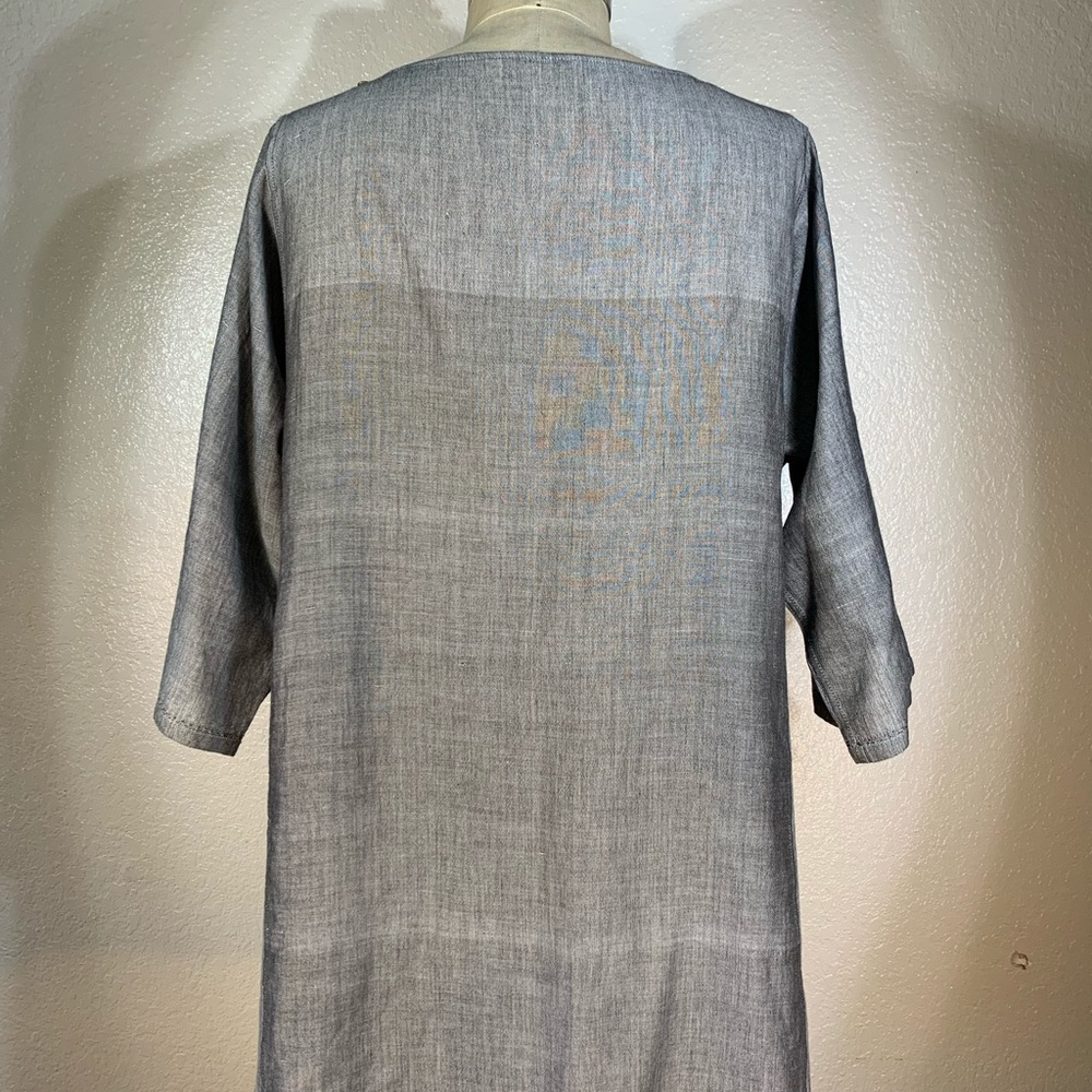 Injiri Finger Pocket Side Button Tunic Size 38 (M) NWOT - Picture 13 of 16